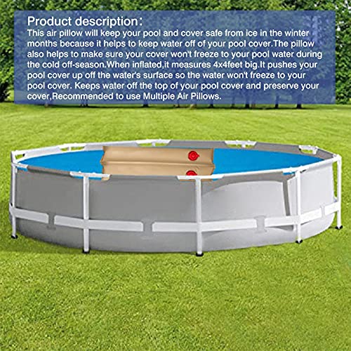 Cobertura de inverno para piscina de 7,8 pés Tubo de água duplo embutido, Tubo de água duplo para co