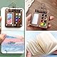 Yamobi Mini Malkasten Aquarell Set,Portable Watercolor Palette Set, tragbare Nano Palette für Aquarell,Mischpalette Holz