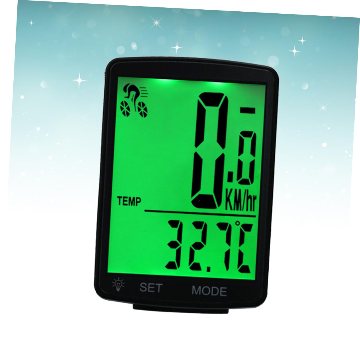 Outanaya Bike Computer Back Light Multifunctional Speedometer and Tachometer for Road Mountain and Folding for Use