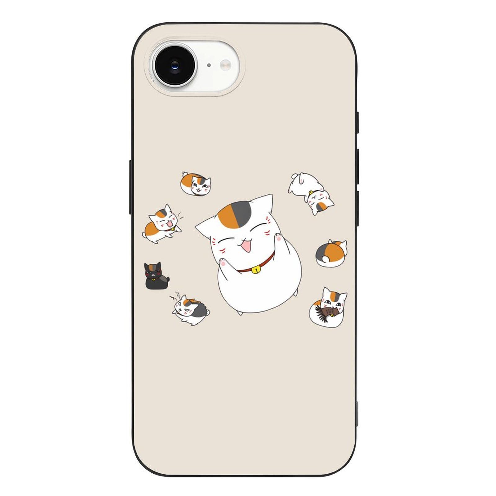 Amazon.co.jp: 夏目友人帳 ニャンコ先生 猫 アニメ iPhone16e用 ケース