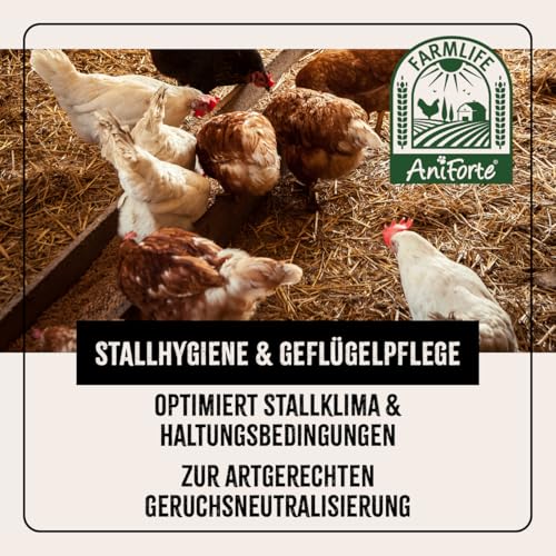 AniForte Kieselgur für Hühner & Geflügel 200g – Reine Diatomeenerde Kieselgurpulver, Kieselerde Pulver für Hühner in Stäubeflasche, ohne Chemie für Bio-Betriebe geeignet