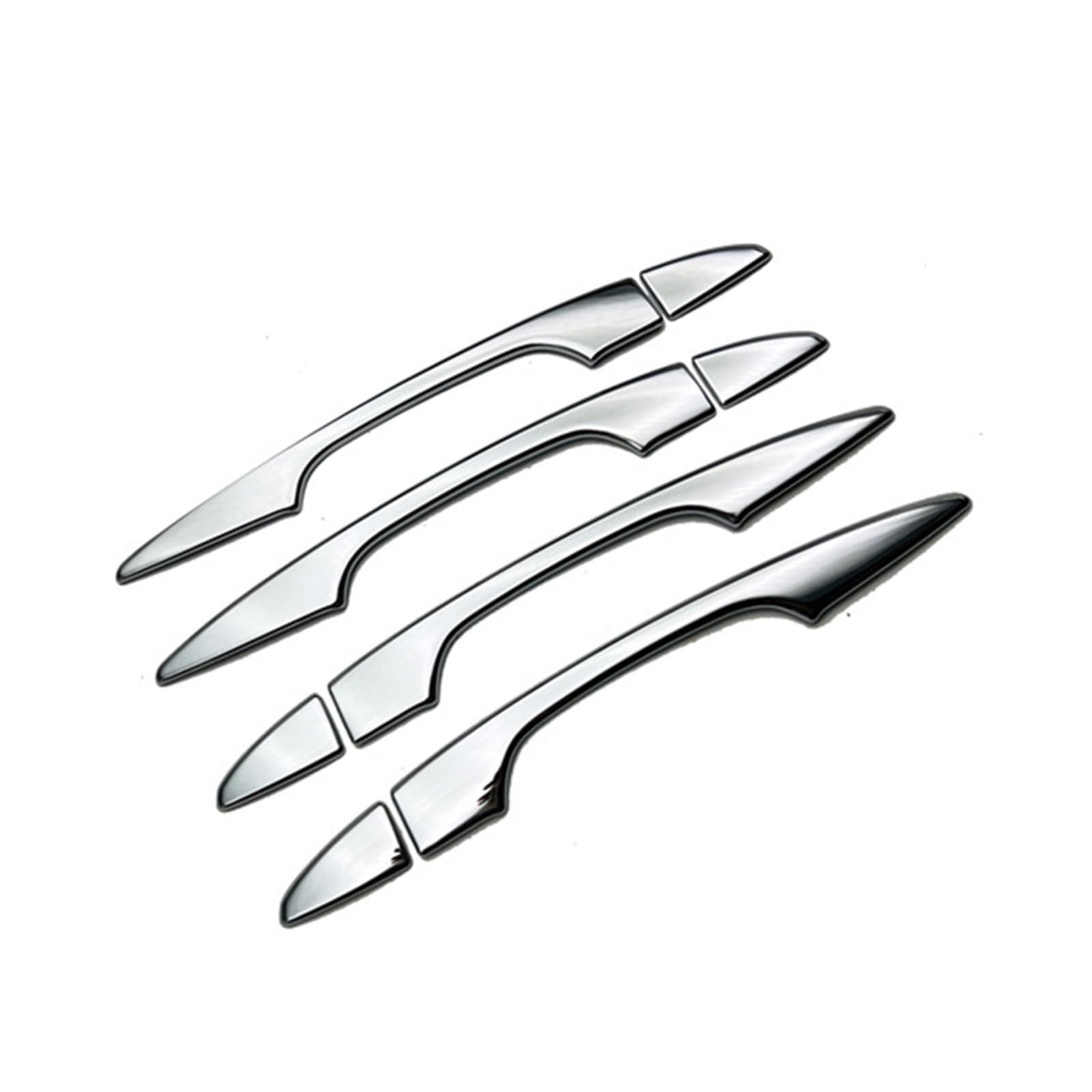 Drezzo Car Exterior Door Handle for Mitsubishi for Outlander 2022 ABS Chrome Side Car Door Handle Top Cover