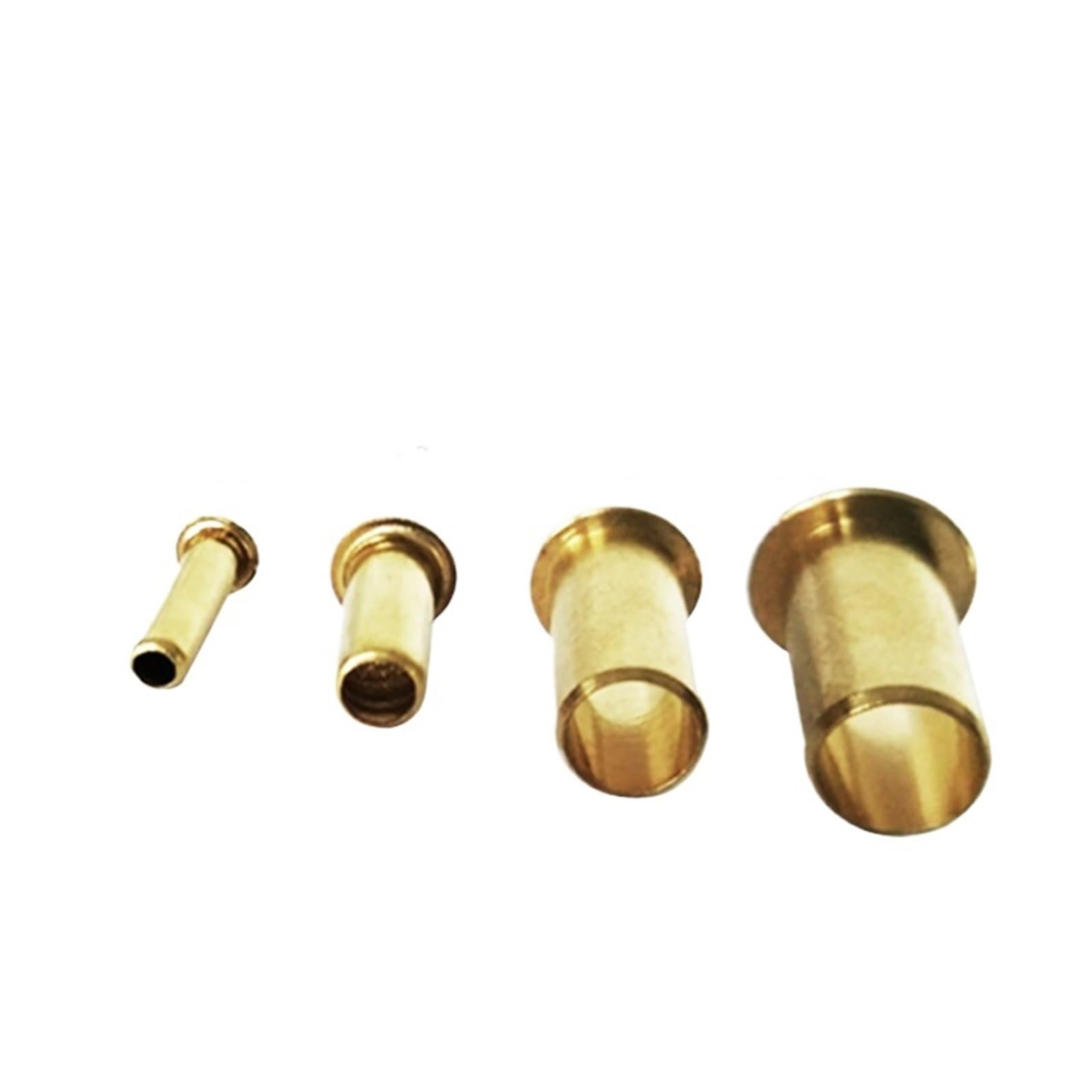 Douille d'arbre en laiton Douille de tube en laiton 4mm/6mm/8mm/10mm, raccords tuyau d'huile/raccord manchon Compression/noyau d'huile Nylon 100 pièces(GP-4-2.5 (100pcs))