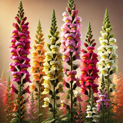 22Day Seeds: Seeds Snapdragon Cinderella Mix/Tall Giant Annual Flowers
