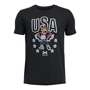 Under Armour Boys Freedom Energy Short Sleeve Graphic T Shirt