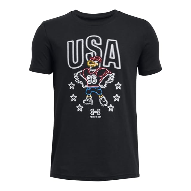 Under Armour Boys Freedom Energy Short Sleeve Graphic T Shirt