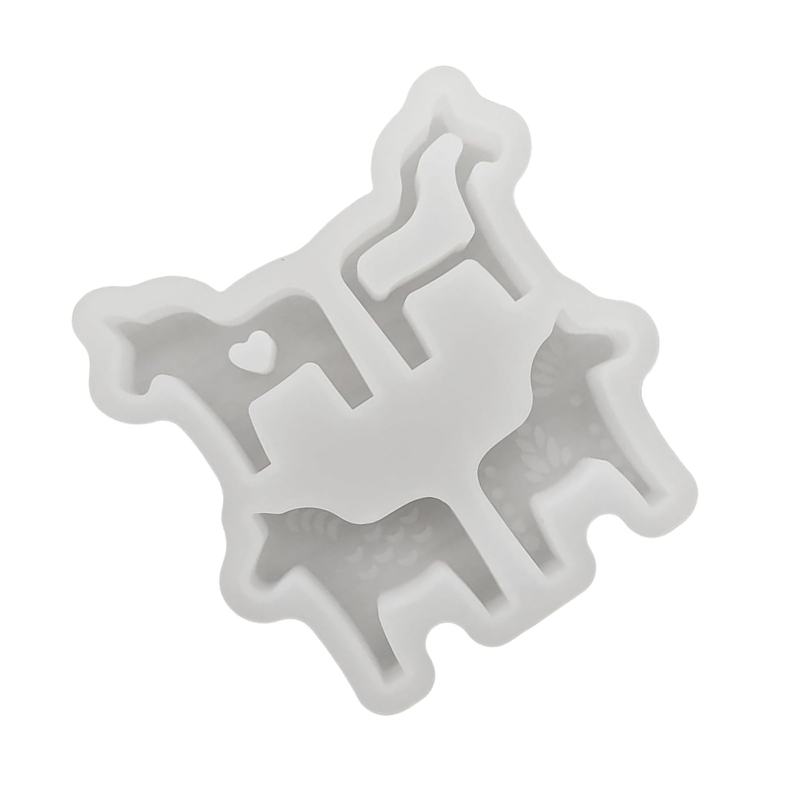 Kalttoy Creative Multiple Pose Dalahorse Silicone for Artisanal Producing Plasters Figurines and Home Decoration Food Grade Silicone
