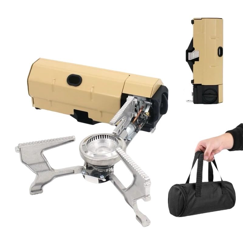 Foldable Camping Gas Butane Stove With Storage Bag For Picnic portable Camping Butane Stove 2600W Backpacking Hiking, Home Travel, Adventure, RV Trip, Outdoor Patio