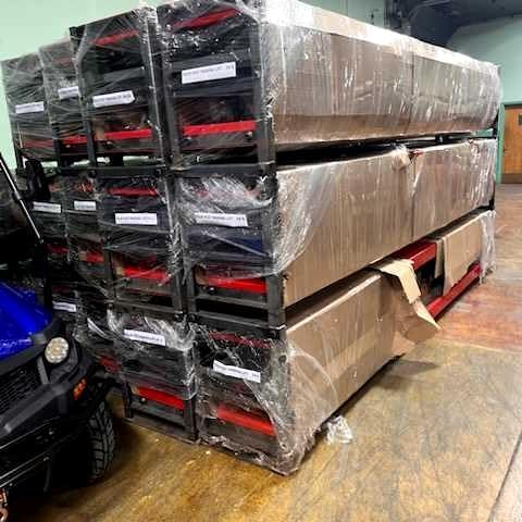 4-Post Car Lift, 8000 lb Capacity, 72-inch Lift Height, 110V Single Phase Motor