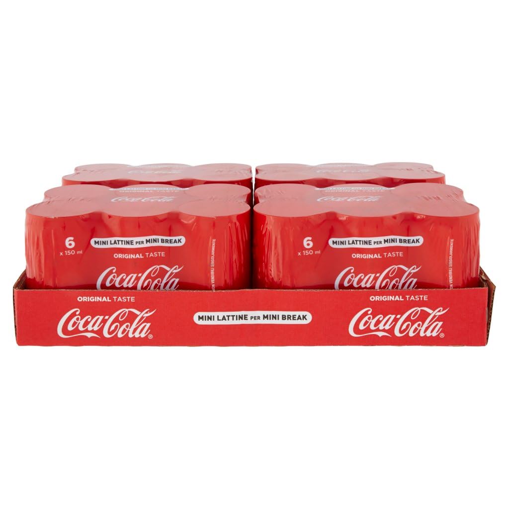 Italian Gourmet Pure Italian Gourmet Bibita gusto cola Mini Dose | Bevanda frizzante, spritziger Softdrink in handlichem Format für Party, Büro, Gesamtnettogewicht 7,2 L + Kostenlos Polpa 400g