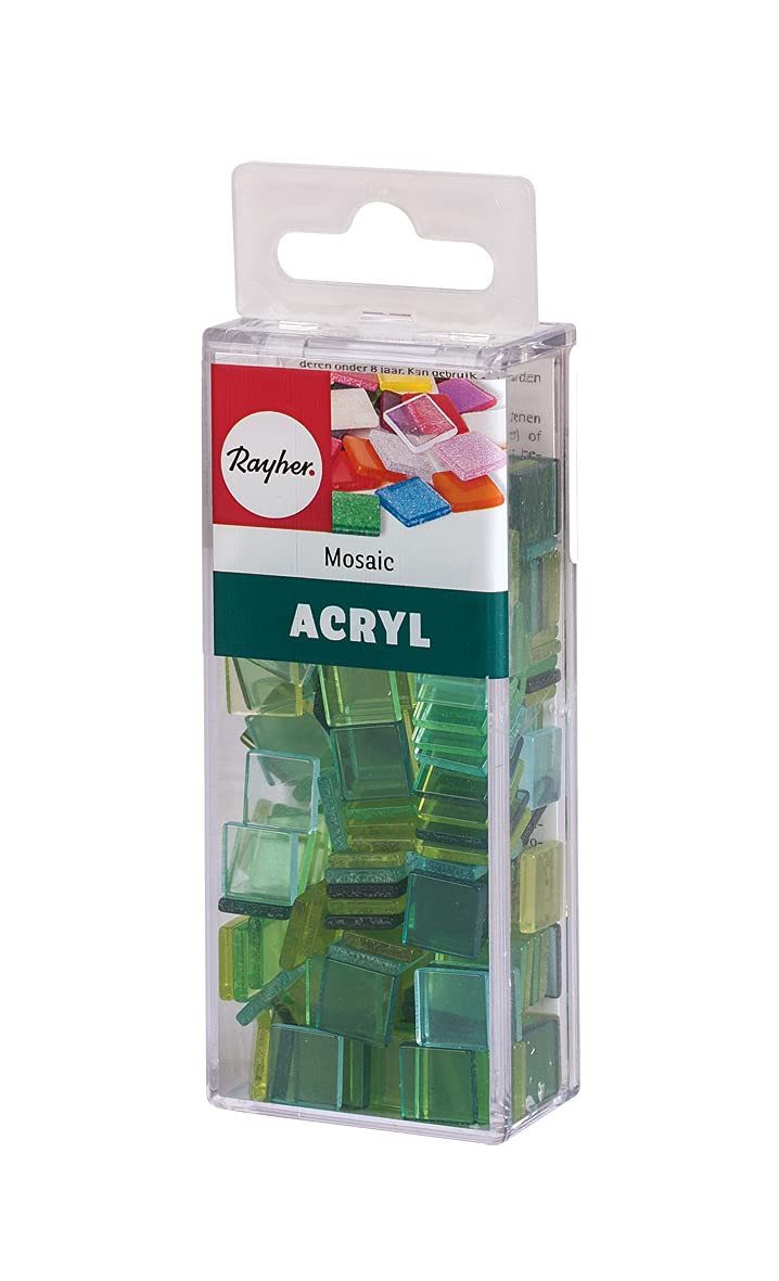 Rayher Acryl-Mosaiksteine Marmoriert - 1x1 Cm, Ca. 205 Stück (50 G), Für Bastelprojekte Auf Holz, Glas, Metall