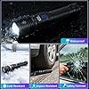 Rechargeable Flashlights High Lumens 9900, 2Pack Super Bright Flashlight Rechargeable, LED Flashlight Powerful, Handheld Tactical Flash Lights for Home, Christmas Gifts Stocking Stuffers for Men #4