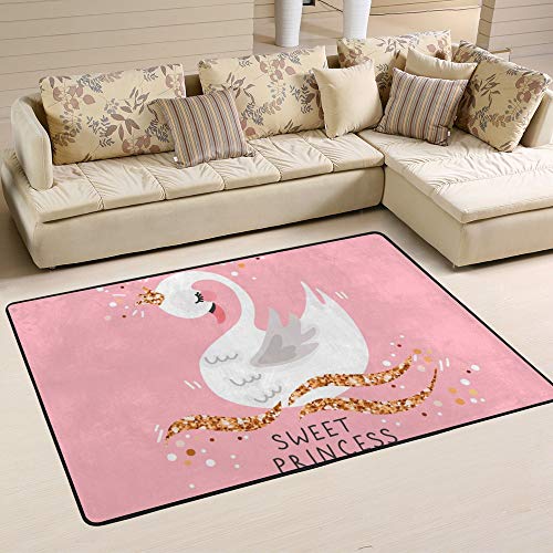 Tapis dessin animé mignon grand format 72x48 inch doux et isolant - 2