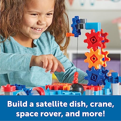 Learning Resources STEM Explorers Machine Makers - 60 Pieces, Ages 5+, Building Montessori Toys, Engineering Activities, Fine Motor Skills
