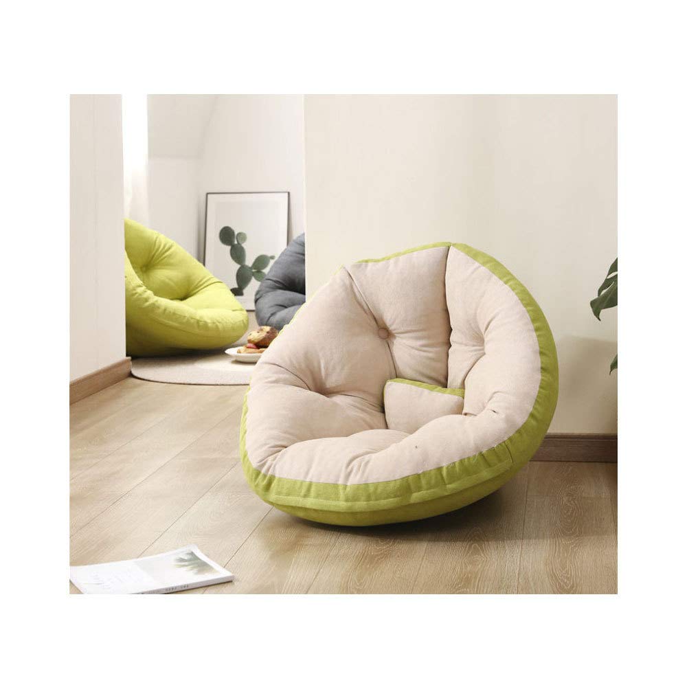 HAOLIN Large Bean Bag Gamer Recliner Outdoor And Indoor Adult Gaming  Beanbag Seat Chair (water And Weather Resistant),Green-M