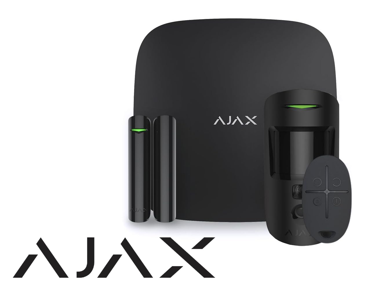 ALARM SECURITY CAM/PLUS BLACK 20504 Kit de démarrage AJAX