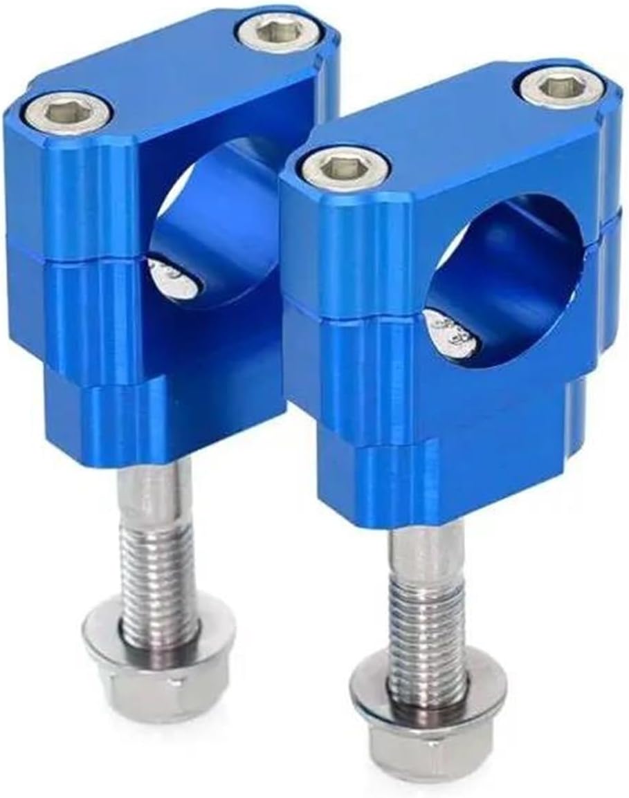 Bars Riser Clamp for CRF250R for CRF450 for CR125 for CR250 2002-2010 2011 2012 2013 2014 28 Mm Handlebar Risers Mount Clamp Motorbike Handlebar Risers(M10 Red)