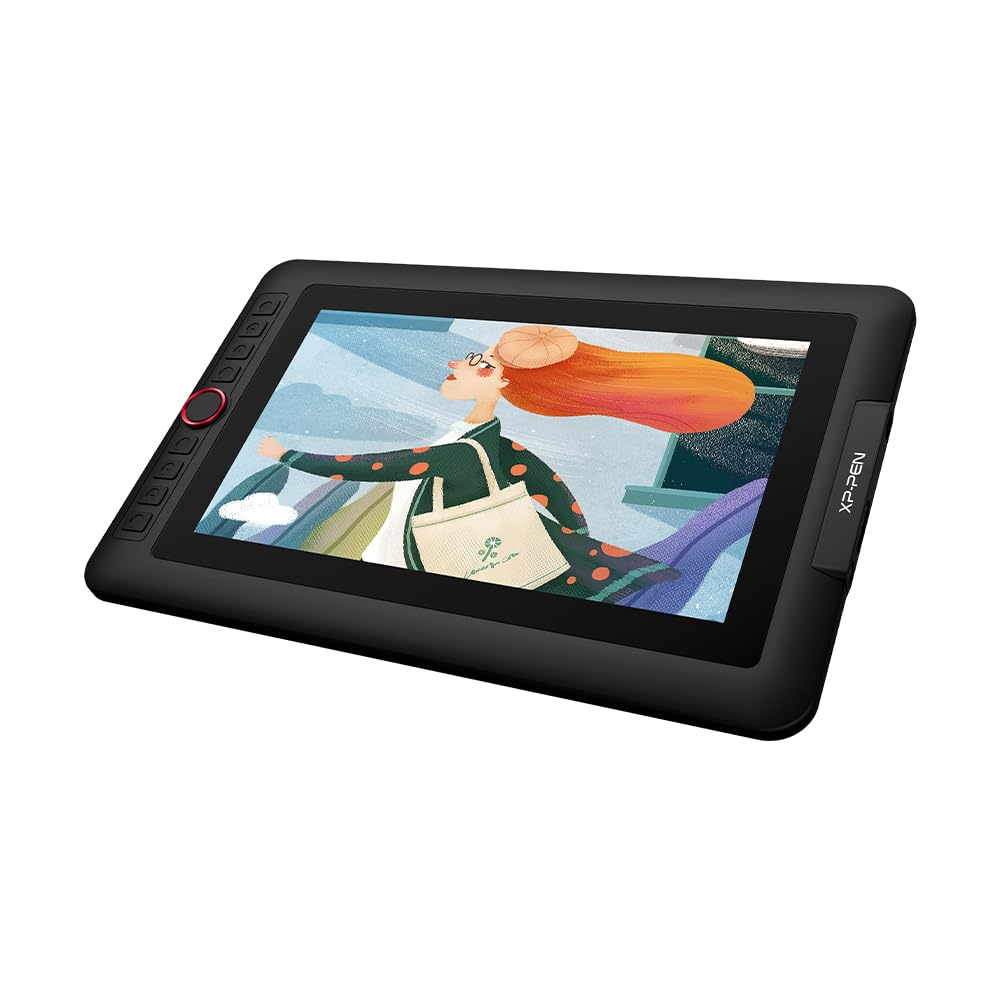 XP-PEN Artist 12 Pro Tablette Graphique avec Ecran HD IPS 11.6" Stylet à 8192 Niveaux avec Inclinaison et 8 Touches de Raccourcis - Compatible avec Mac, Windows | Écran Laminé Anti-Parallaxe | Couleurs 72% NTSC | Stylet 8192 Niveaux | Molette Personnalisa