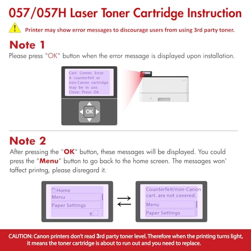 Image of 057 Toner Cartridge Black 2-Pack Replacement for Canon 057 057H CRG-057 MF445dw MF455dw Toner Cartridge for ImageCLASS MF445dw MF448dw LBP226dw LBP227dw LBP228dw MF449dw MF445 MF440 MF450 Printer Ink