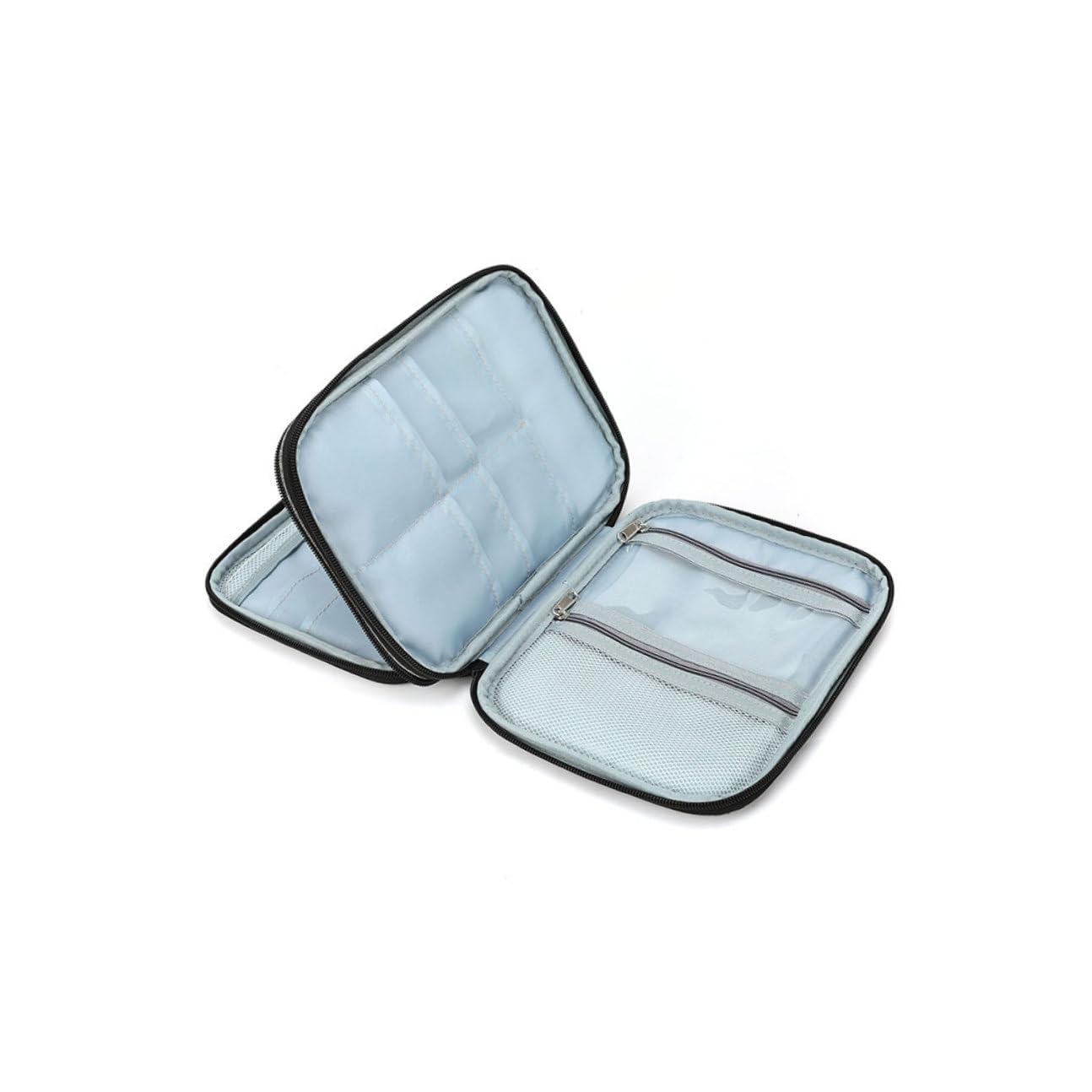 JOINPAYA Kit de Agujas de Tejer con Bolsa de Almacenamiento Oxford y Mango, Herramientas para Tejer Portátiles Ideales para Mamás y Abuelas