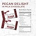 Russell Stover Pecan Delight Gusset Bag 16.10 Ounce Russel Stover Milk Chocolate Covered Candy Pack, Crunchy Pecans and Buttery Caramel Covered In Sweet Milk Chocolate Candy, Individually Wrapped