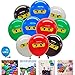 Aoligei Palloncino Ninja Palloncino Ninja da ragazzo Festa di compleanno per bambini Articoli per feste con palloncini ninja,50PCS(5 colori)