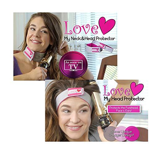 As Seen on TV: Eliminate Curling Iron Burns! Only $19.99! Love My Neck Protector and Free Love My Head Protector
