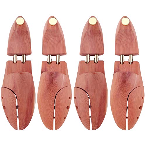 Cedar Shoe Tree For Men - 2P All Natural Aromatic North American Cedar Wood Twin Tube (Shoe Size 10-11.5) ship from USA Cedar Shoe Tree For Men - 2P All Natural Aromatic North American Cedar Wood Twin Tube (Shoe Size 10-11.5) ship from USA