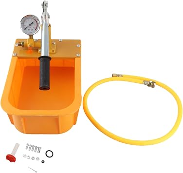 Hydrostatic Pump Tester Hydraulic Manual Water Pressure Test Pump Manual Pipe Leak Detector with Gauge