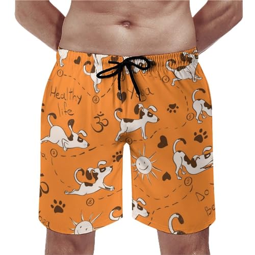 Swim trunk avec poches idéal pour la plage short de bain homme mouton taille S cordon