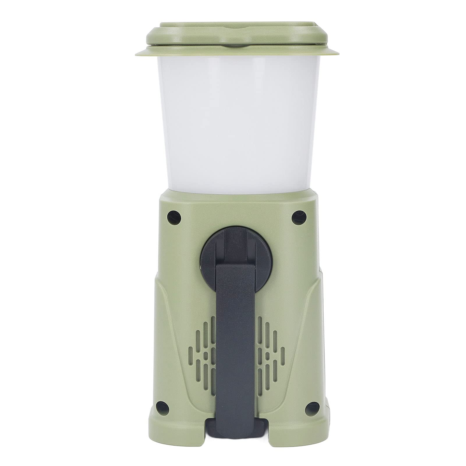 Handkurbel-Solar-Camping-Laterne mit 5000 MAh Power Bank, 2 A Telefon-Lade-Radio-Taschenlampe für das Überleben Im Notfall Im Freien (Grüne US-Version 5000 mAh)