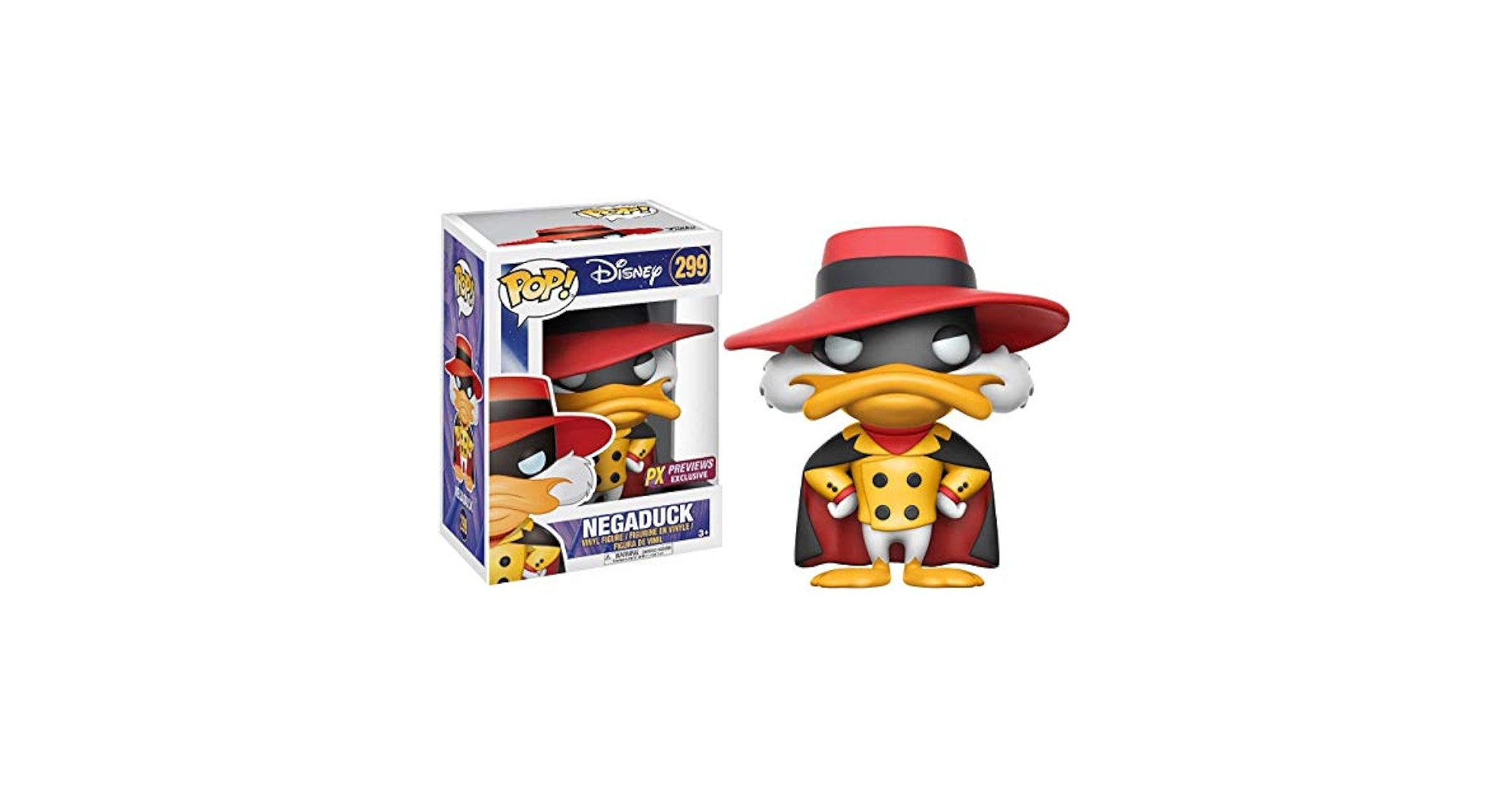 ダックにおまかせ/ダークウィングダック　ファンコポップ＆ミステリーミニフィギュア Amazon.com: Funko Pop! Disney: Darkwing Duck - Multicolor
