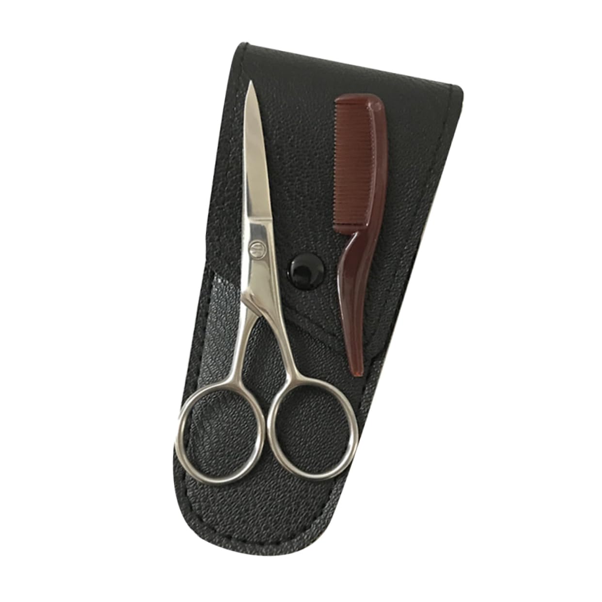 Didiseaon 2 Sets Stainless Steel Eyebrow Scissors Scissors for Men Barber Shears Beard Trimmer Precision Cutting Tool