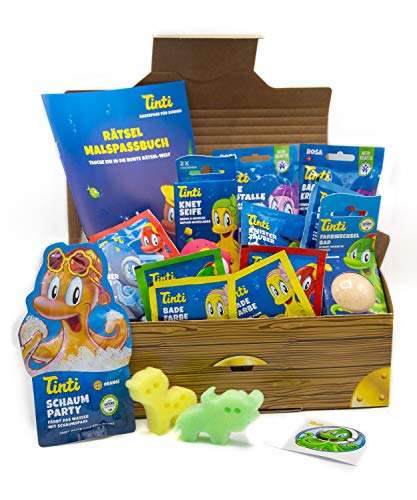 Tinti Bain Nourrissant Coffre au trésor amusant pour fille 15u00a0Produits