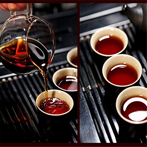 500g promoción 5 uds grado superior Shu negro Pu-erh té Yunnan Original Puer té rojo - Imagen 7