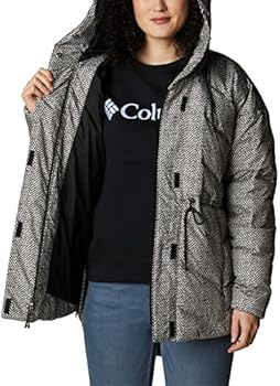 Columbia Kadın Icy Heights II Down Novelty Ceket, Siyah Balıksırtı
