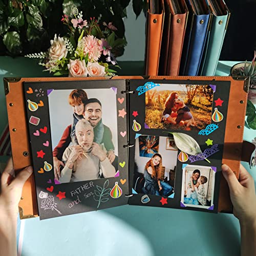 Zeeyuan ZYMD01 Leather Scrapbook Album 60 Pages Love Memory Photo Album 8.5X11 Inch thumb #7