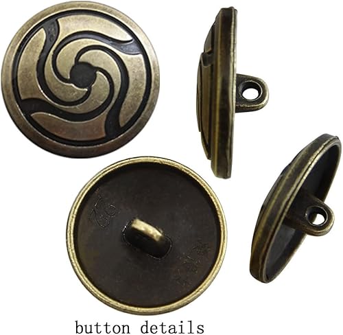 Miniatura 3 de Jujutsu-Kaisen Broche de escuela secundaria, broche de cosplay de anime con 3 piezas de botón accesorio de accesorios de cosplay