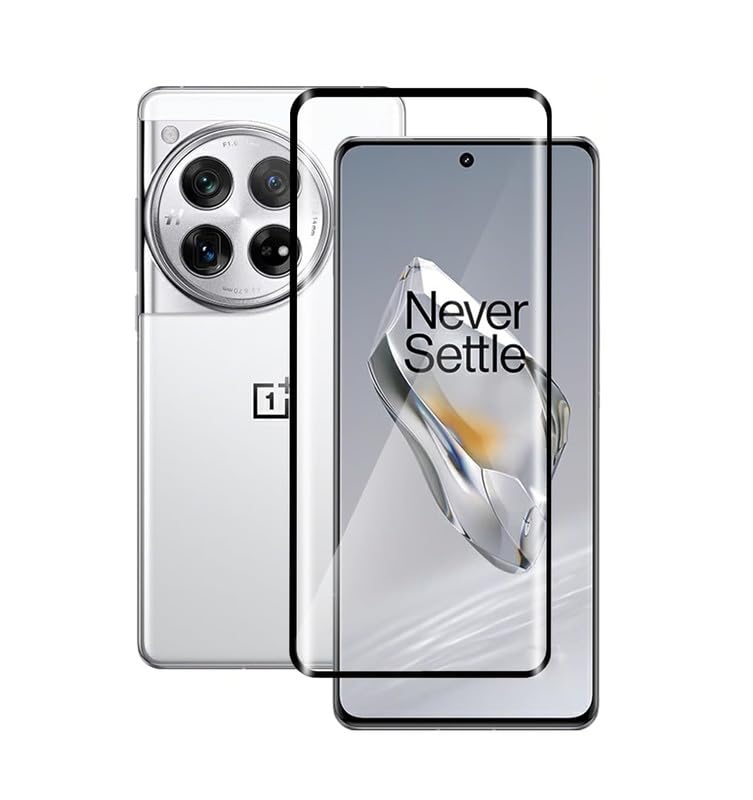 PrimeLike Full Glue 3D Tempered Glass 9H Hardness HD Quality Screen Protector for OnePlus 12 5G / PJD110 - Black (B0CT8W1GV6) Amazon Price History, Amazon Price Tracker