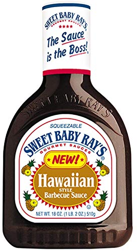 Sweet Baby Ray's, BBQ Sauces, 18-Ounce Bottle (Pack of 3) (Hawaiian)