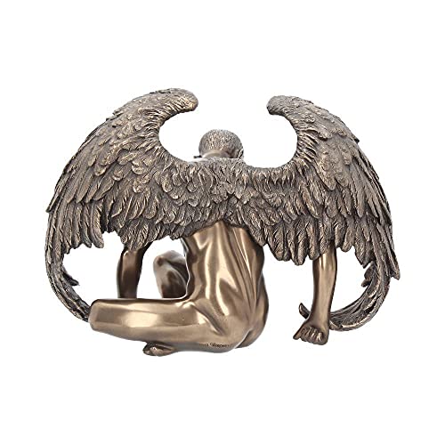 Estatua masculina desnuda Ángel caído miniatura 4