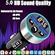 Auto FM Transmitter, Bluetooth 5.0 Autoradio Audioadapter MP3 Player, Kfz Bluetooth Radio Adapter mit Dual USB Ladegerät für Handy