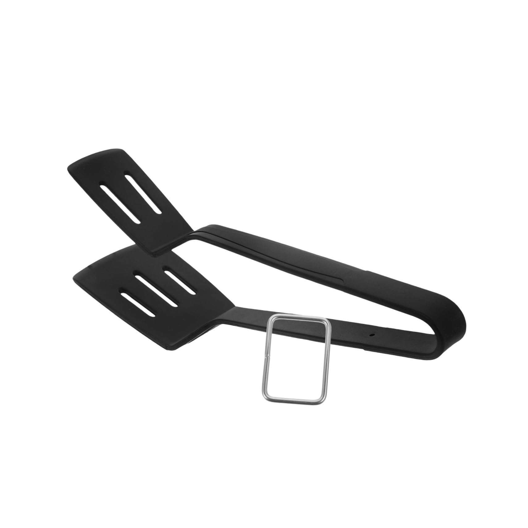 Toyvian 4 Stück Bratspatel Clip Pfannenwender Zange Küchenzange Kochzange Grill Burger Smasher Barbecue Lebensmittel Clips Silikon Schaufel Küchenklammer Zange Fischspatel Gel