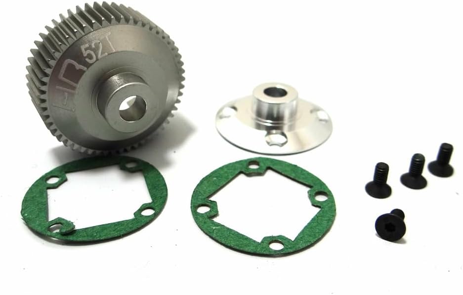 Hot Racing SCT38XH Hard Anodized Aluminum Differential Gear and Cover B4/T4/SC10