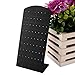 Bleiou 72 Holes Earrings Ear Studs Jewelry Show Plastic Display Rack Stand Organizer Holder Showcase Box 6pcs