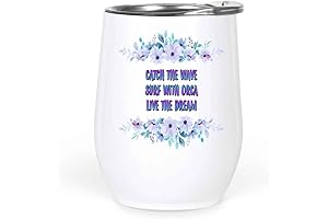 Cartoon Surfing Orca - 12 Oz Stainless Steel Wine Tumbler
