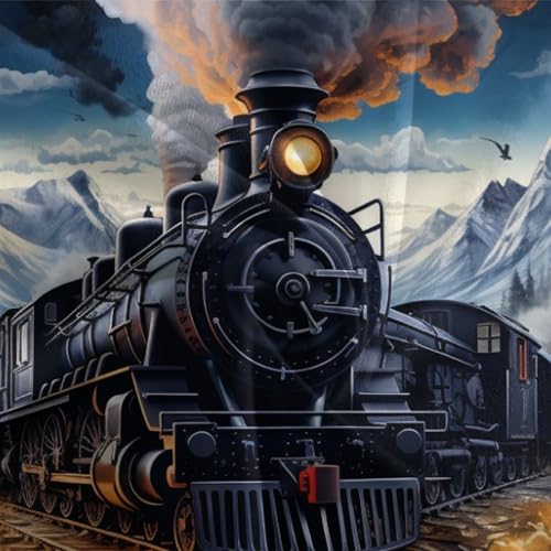 Housse de couette train 3D anti-transpiration pour lit king size - 7