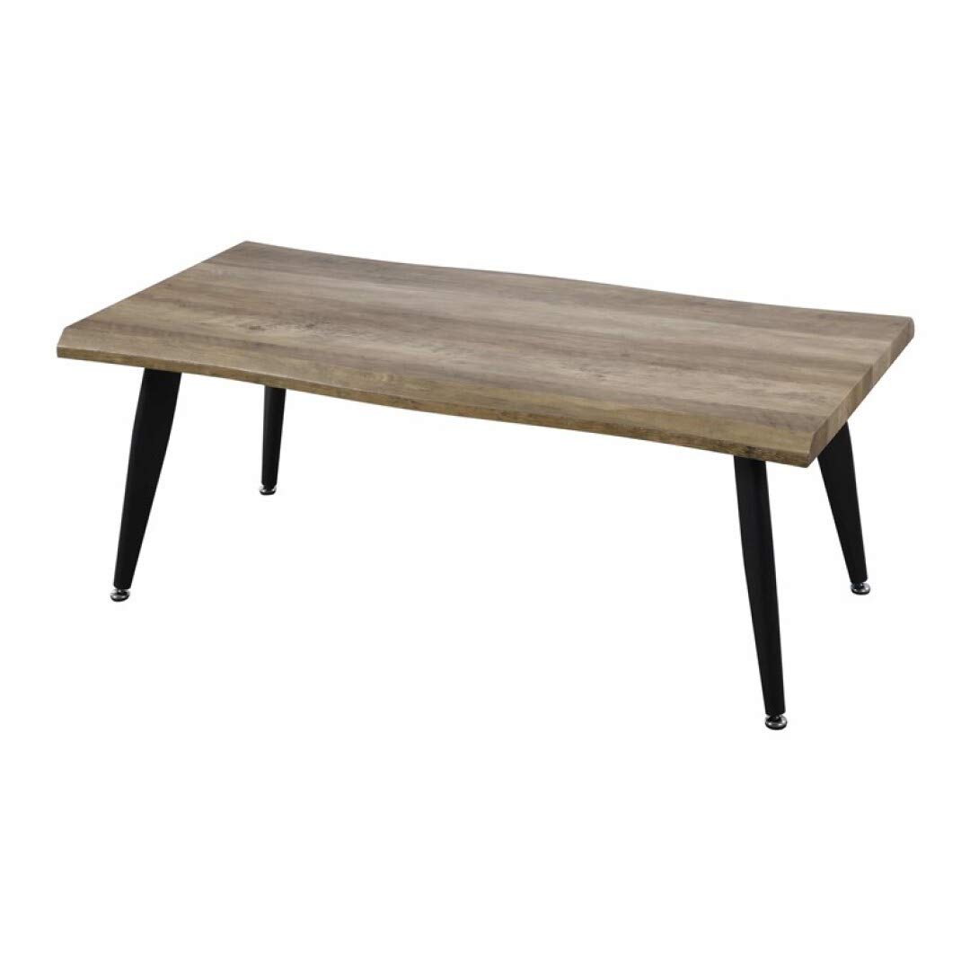 Zons Alexus Table Basse Au Style Industriel Pieds En Metal Bois Et Noir Amazon Fr Cuisine Maison