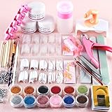 【Super Verwendung und einfache Handhabung】Die Tauchpulver können direkt auf Naturnägel oder auf falsche Nagelform verwenden, mit der Nagel Schablone können sie nach Ihren Belieben freiformen und verschiedene Längen wählen.