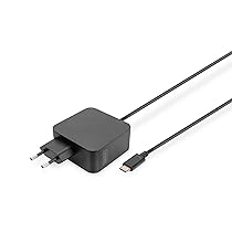 DIGITUS Caricabatterie 65 W – con Cavo di Ricarica USB-C -Caricatore rapido Power Delivery (PD 3.0) – per MacBook PRO, Air, Lenovo, ThinkPad, HP, dell, ASUS, Acer e dispositivi mobili – Nero